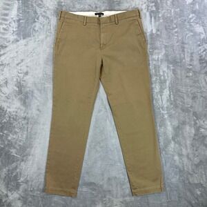 Banana Republic Fulton Skinny Fit Chino Pants Men's 38x34 Khaki Stretch Pants